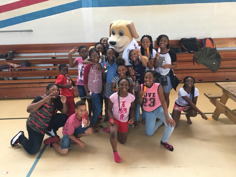 MainStreet Mascot September Popcicles Icees Boys and Girls Club